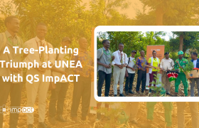 Greening the Future: A Tree-Planting Triumph at UNEA with QS ImpACT