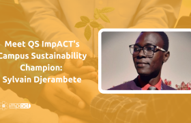 Meet QS ImpACT’s Campus Sustainability Champion: Sylvain Djerambete