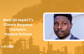 Meet QS ImpACT’s Climate Response Champion: Mayowa Oniosun